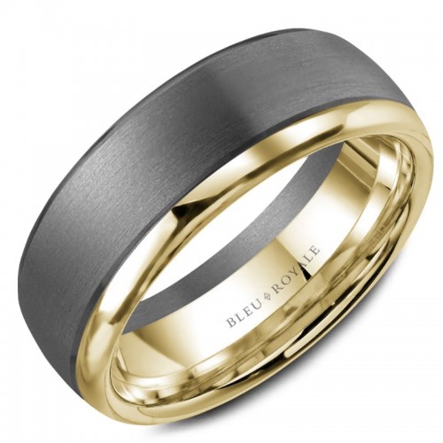 Bleu Royale Tantalum & Precious Wedding Band