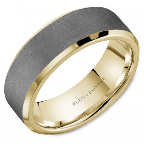 Bleu Royale Tantalum & Precious Wedding Band