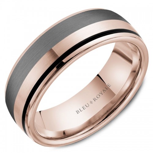 Bleu Royale Tantalum & Precious Wedding Band