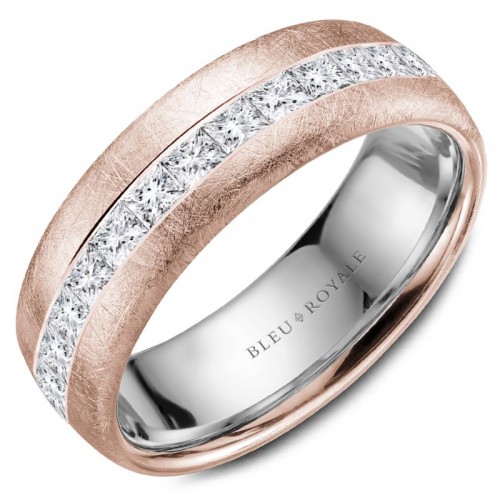 Bleu Royale Diamond Wedding Band