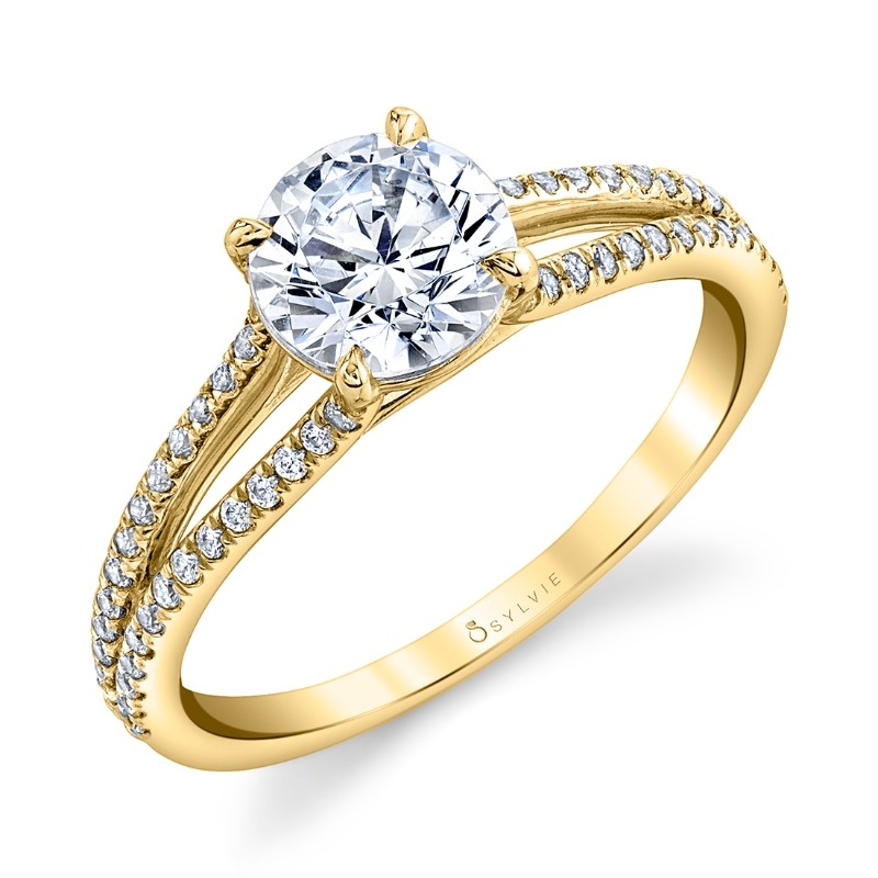 Split Shank Engagement Ring - Janine