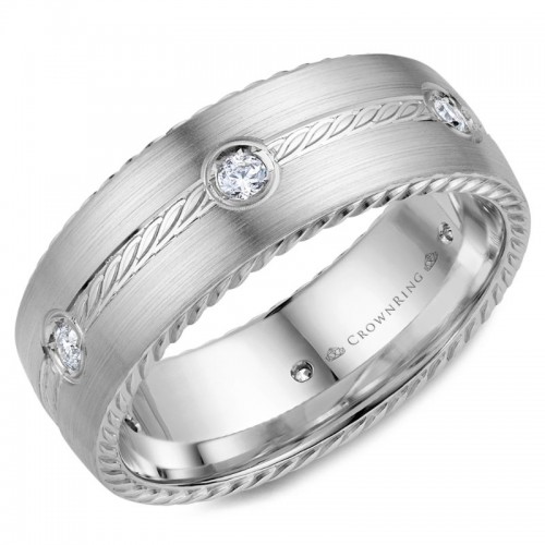 CrownRing Diamond Wedding Band