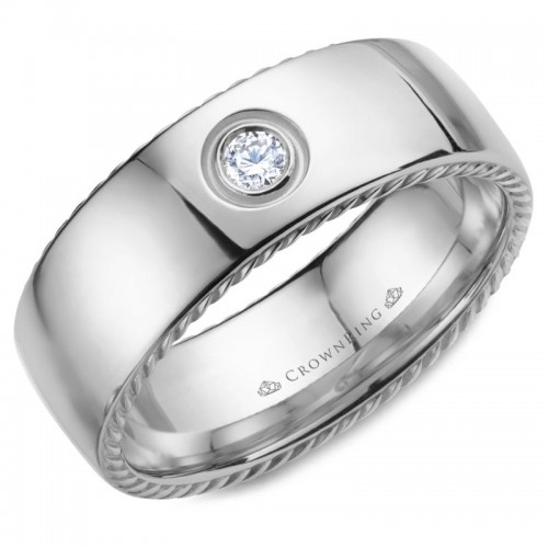 CrownRing Diamond Wedding Band