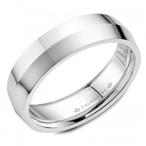 CrownRing Carved Wedding Band