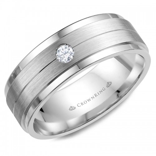 CrownRing Diamond Wedding Band