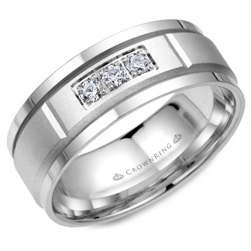 CrownRing Diamond Wedding Band