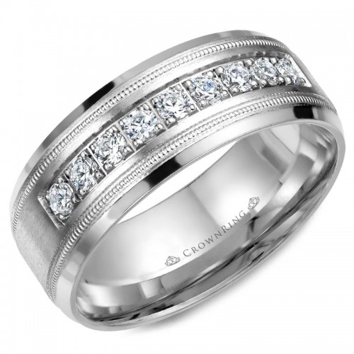 CrownRing Diamond Wedding Band