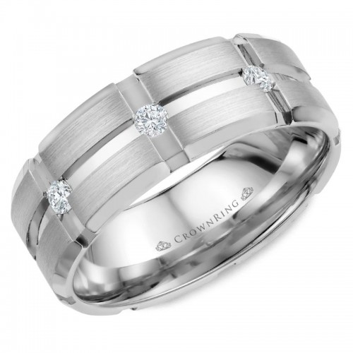 CrownRing Diamond Wedding Band