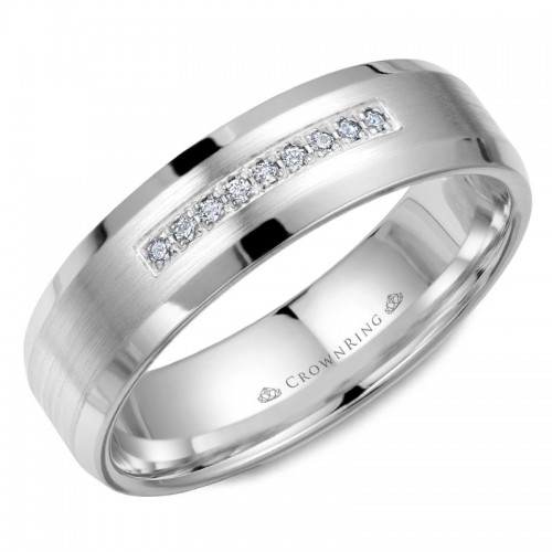 CrownRing Diamond Wedding Band