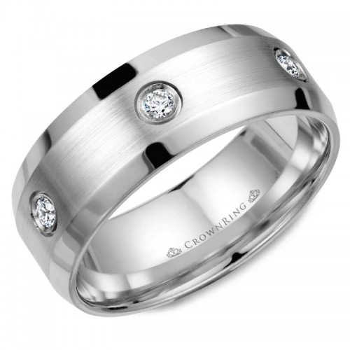 CrownRing Diamond Wedding Band