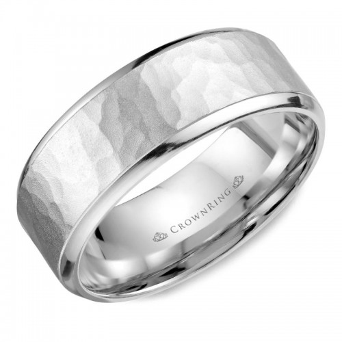 CrownRing Carved Wedding Band