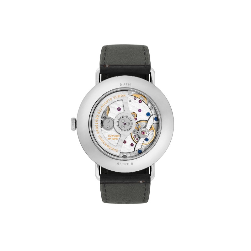 Nomos Glashütte Metro Neomatik 39 Silvercut Watch