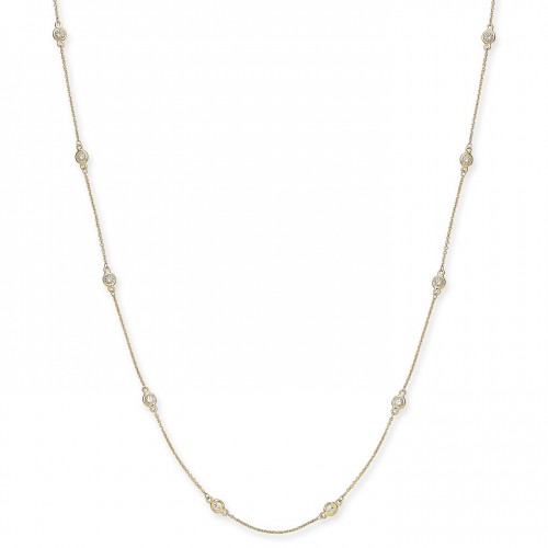 14k Diamonds BY The Yard Necklace