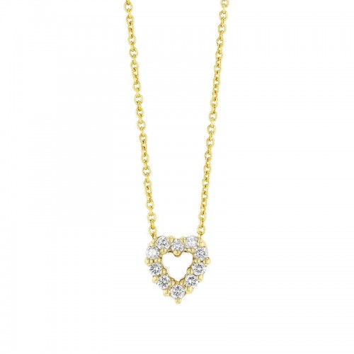 Roberto Coin 18K Gold Heart Pendant Necklace