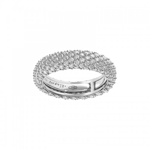 18K White Gold Diamond Encrusted Ring BY Leo Pizzo