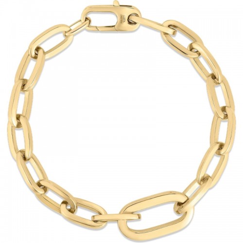 Roberto Coin 18K Yellow Gold Oro Classic Paperclip Link Bracelet