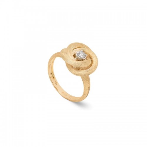 18K Diamond Jaipur Gold Stacklable Floral Ring BY Marco Bicego