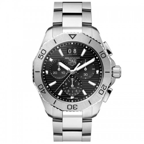Aquaracer Chronograph Quartz Black Dial Men's Watch