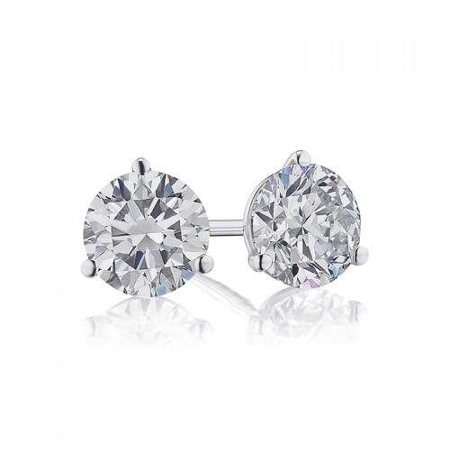 1CTW Diamond Martini Stud Earrings