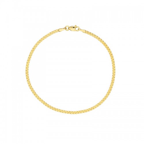 PD Collection 14K Yellow Gold 2Mm Serpentine Chain Bracelet