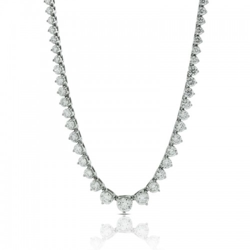 14k Diamond Riviera Necklace By Providence Diamond Collection