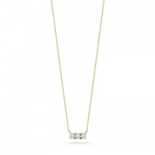 14k Diamond Bar Necklace BY Dana Rebecca