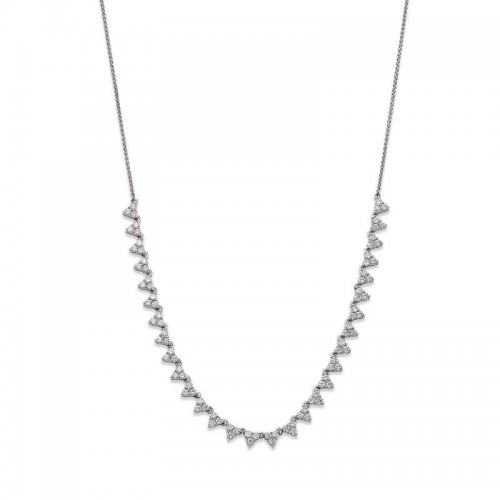14K Diamond Tennis Necklace By Providence Diamond Collection
