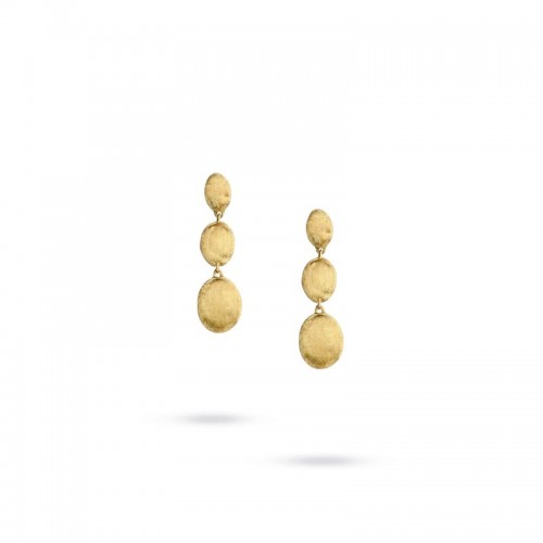 Marco Bicego 18K Yellow Gold Siviglia Triple Drop Earrings