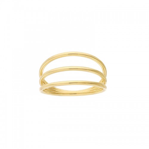 PD Collection 14K Yg Tripple Domed Ring Size 7