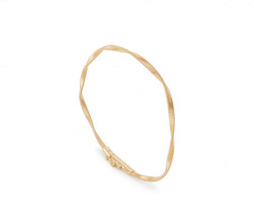 18k Yellow Gold Twisted Coil Bracelet