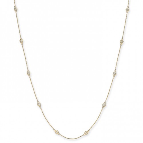 14k Diamonds BY The Yard Necklace BY PD Collection