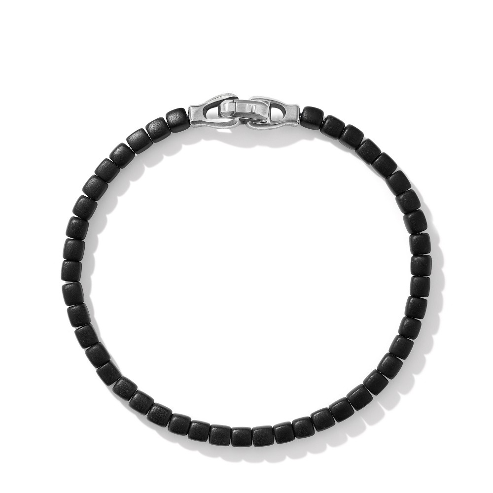 Spiritual Beads Cushion Bracelet with Black Onyx