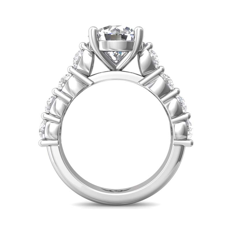 FlyerFit® 14K White Gold Encore Engagement Ring