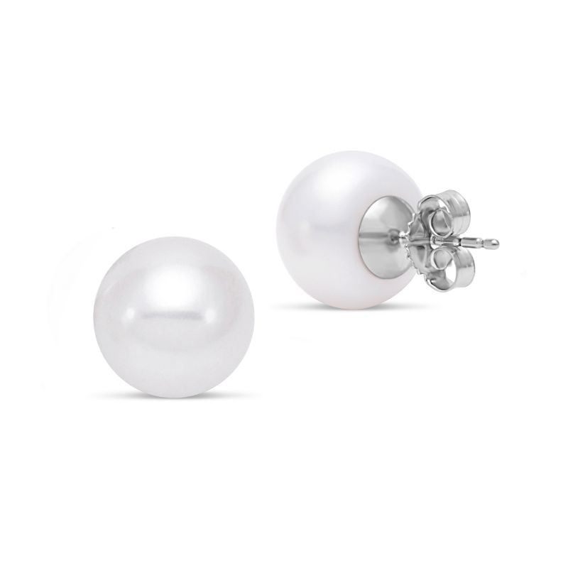 Mastoloni Freshwater Button Pearl Stud Earrings