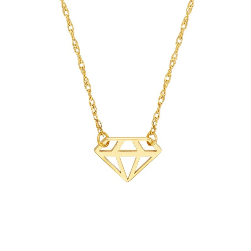 PD Collection MINI DIAMOND-SHAPED NECKLACE