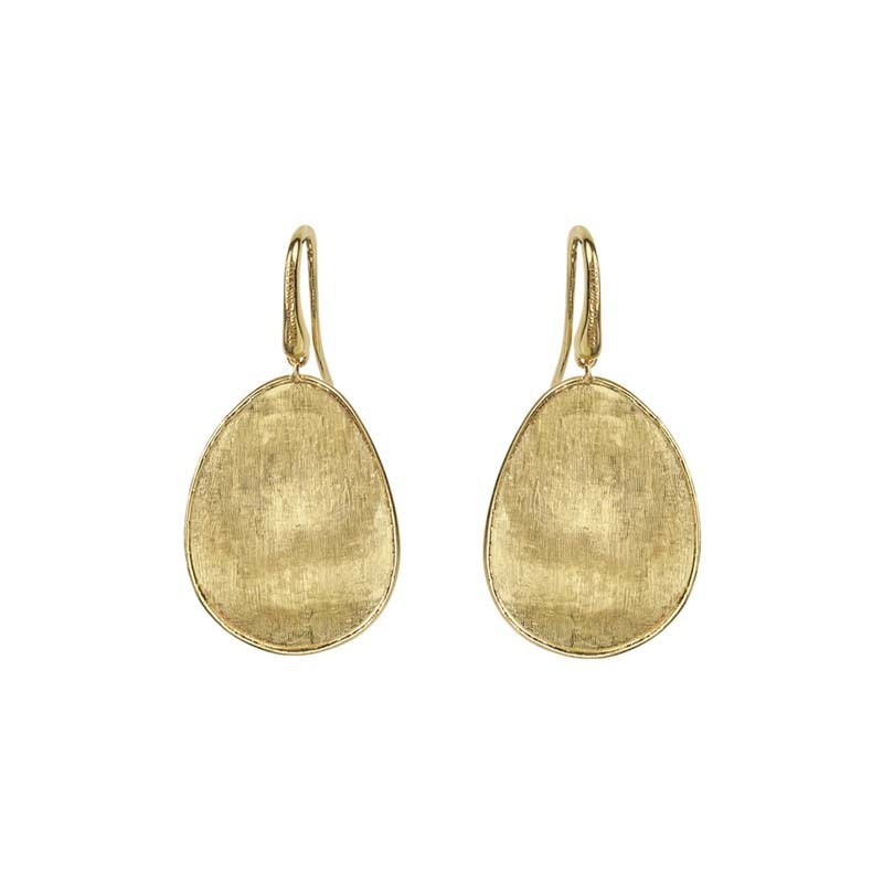 Marco Bicego 18K Yellow Gold Small Drop Earrings Lunaria Collection