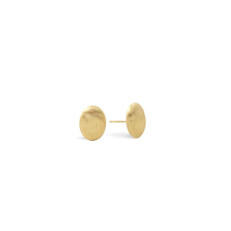 Marco Bicego 18K Yellow Gold Siviglia Collection Oval Stud Earrings