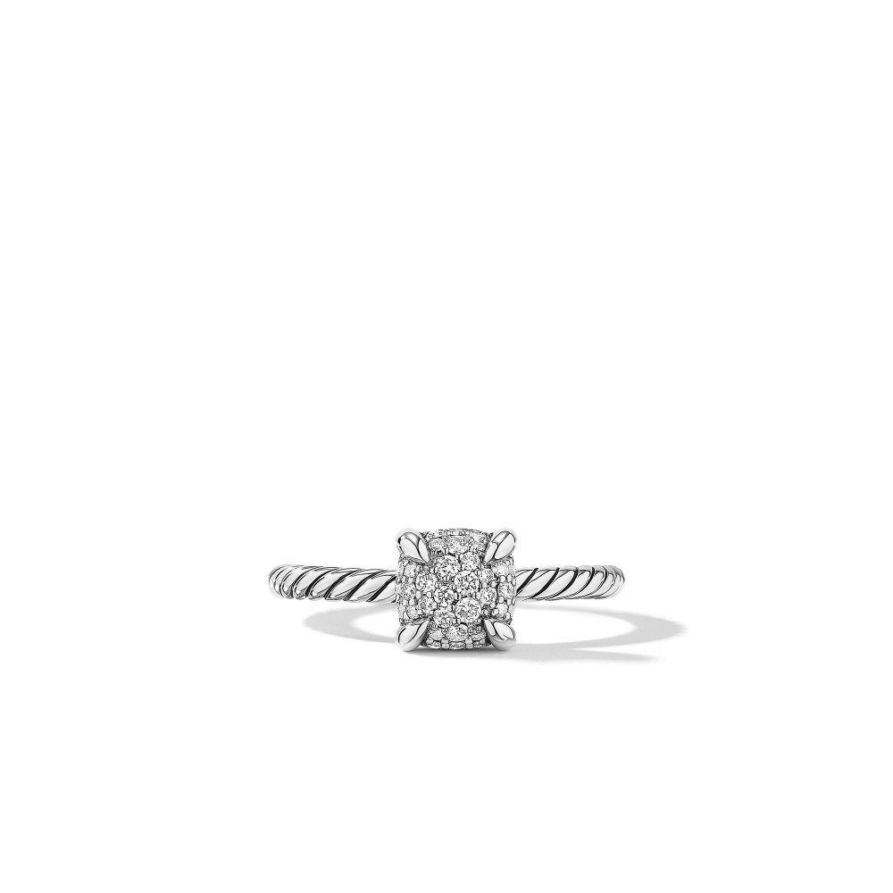 Petite Chatelaine® Ring with Full Pave Diamonds
