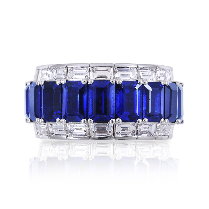18K Diamond and Sapphire Xpandable Ring By Picchiotti