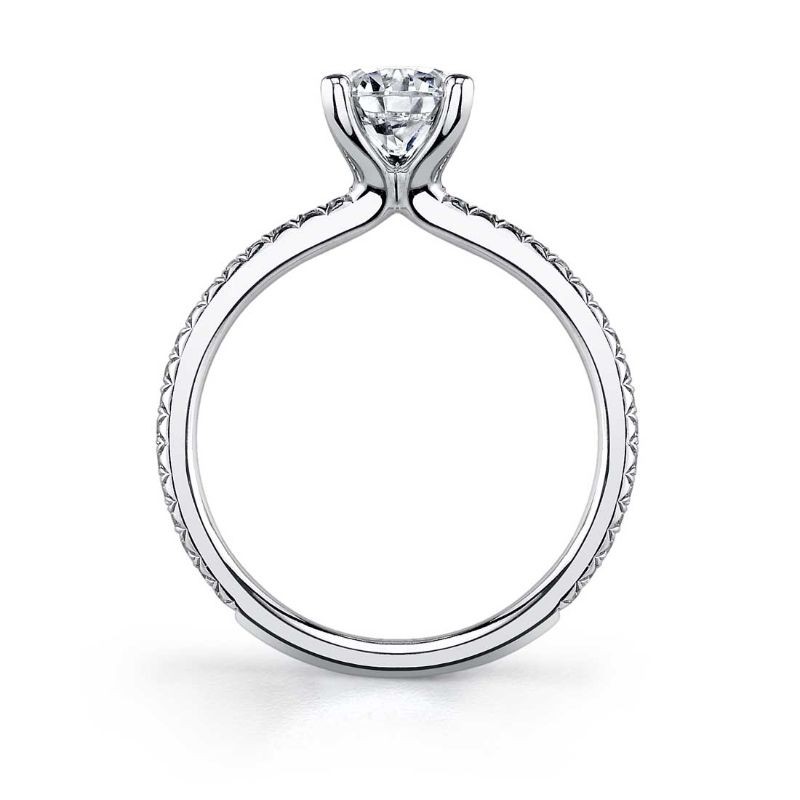 Radiant Cut Classic Engagement Ring - Adorlee