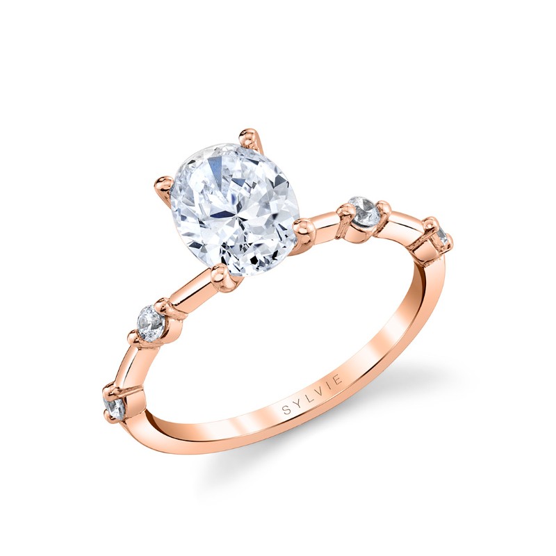 Oval Cut Diamond Engagement Ring - Eniko