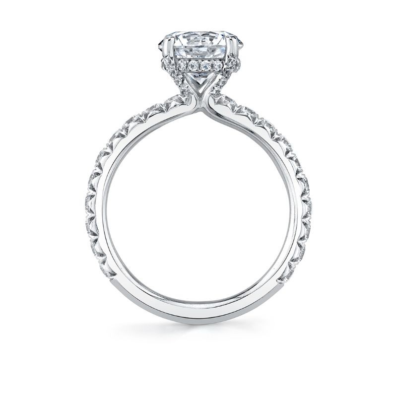 Sylvie Malencia Round Engagement Ring