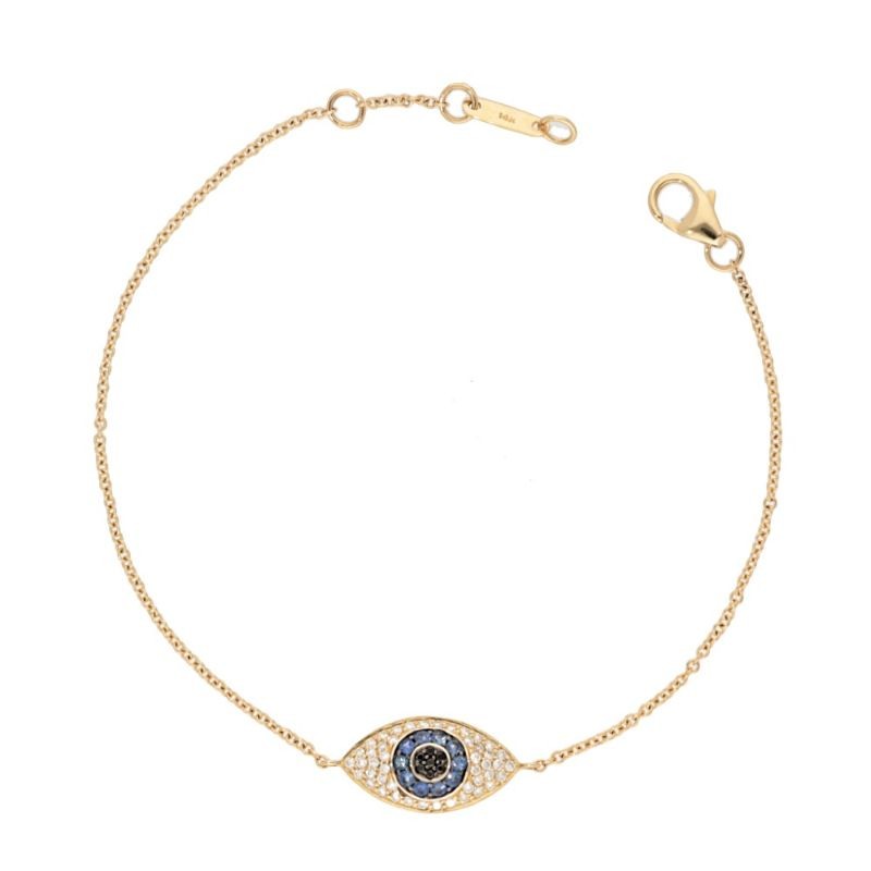 PD Collection Gold Evil Eye Bracelet