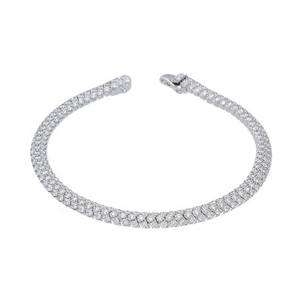 Providence Diamond Collection Domed Pave Flexible Bracelet