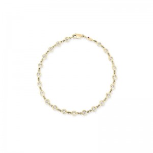 Roberto Coin 18K Diamonds By The Inch Continuous Station Bracelet