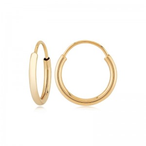 PD Collection Gold Hoop Earrings