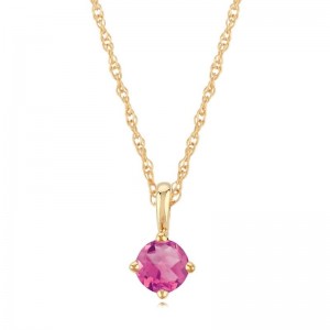 PD Collection Amethyst Pendant Necklace