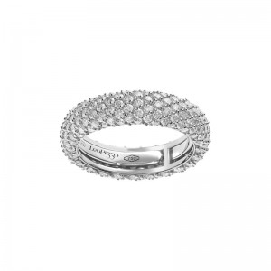 18K White Gold Diamond Encrusted Ring BY Leo Pizzo