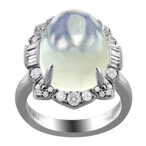 Providence Diamond Collection 18K White Gold Antique Cocktail Ring