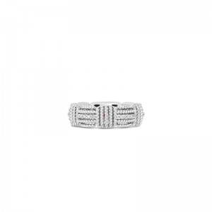 Roberto Coin�18K Opera Diamond Accent Ring Band in White Gold